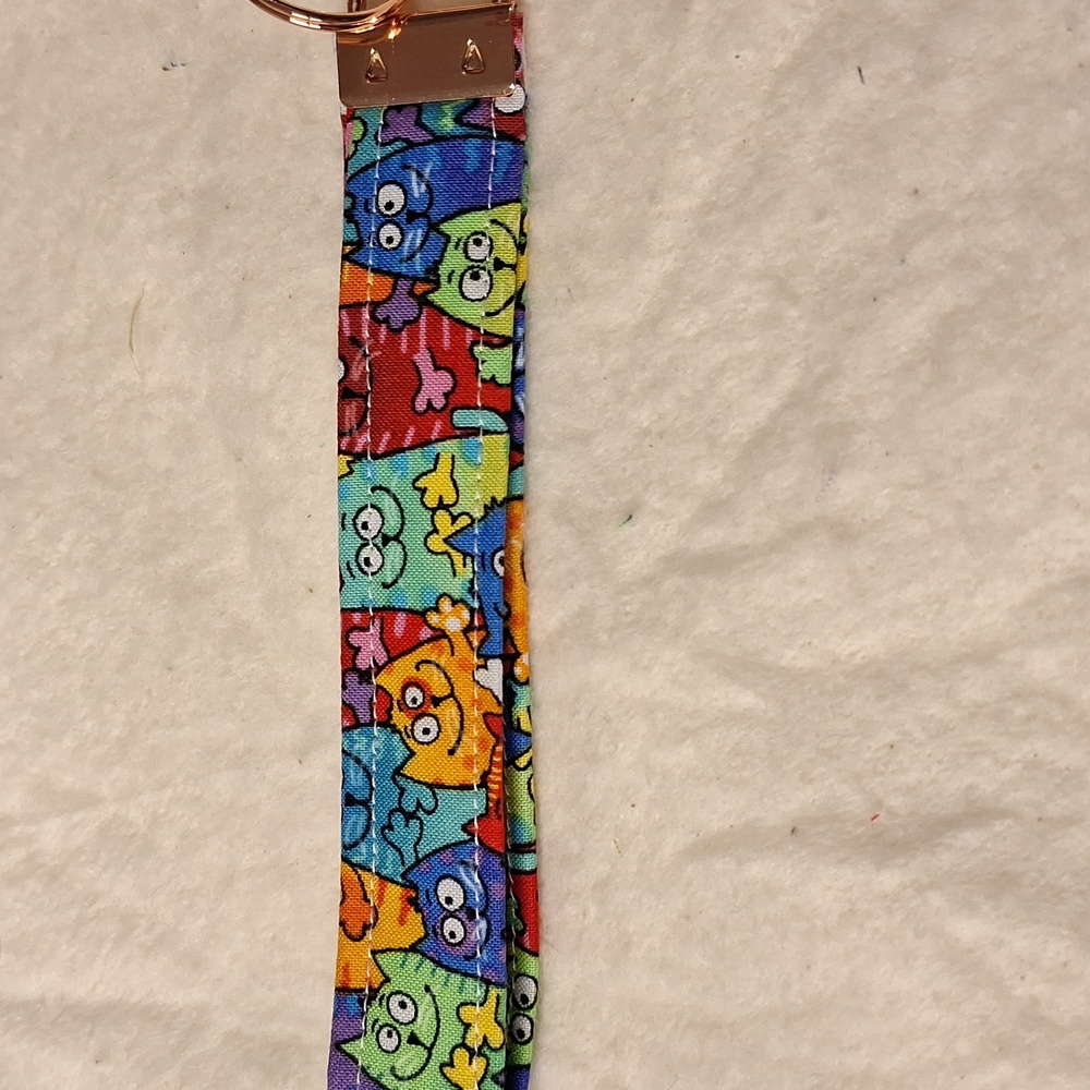 Crazy Cats Pattern Key Holder - Picture 2 of 2
